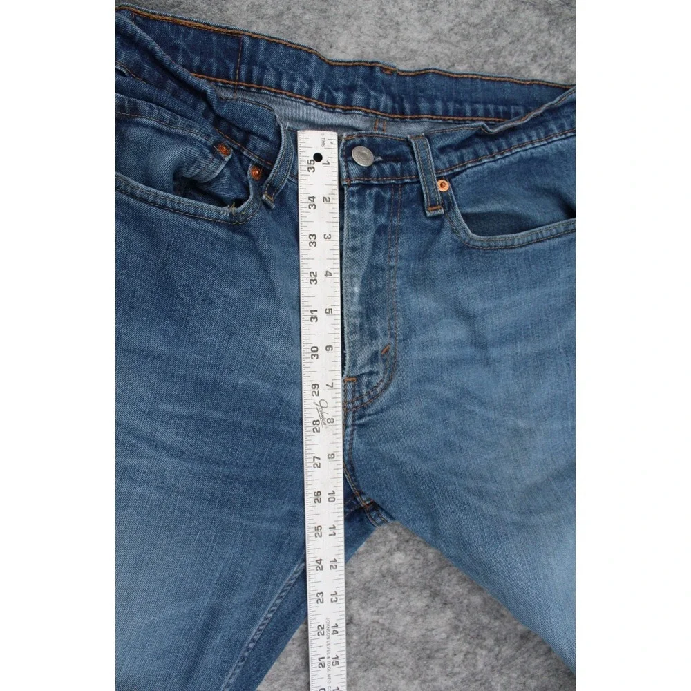Levi's 511 Jeans‎ Men's 34x32 (Tag 34x34) Blue Stretch Slim Fit Straight Denim